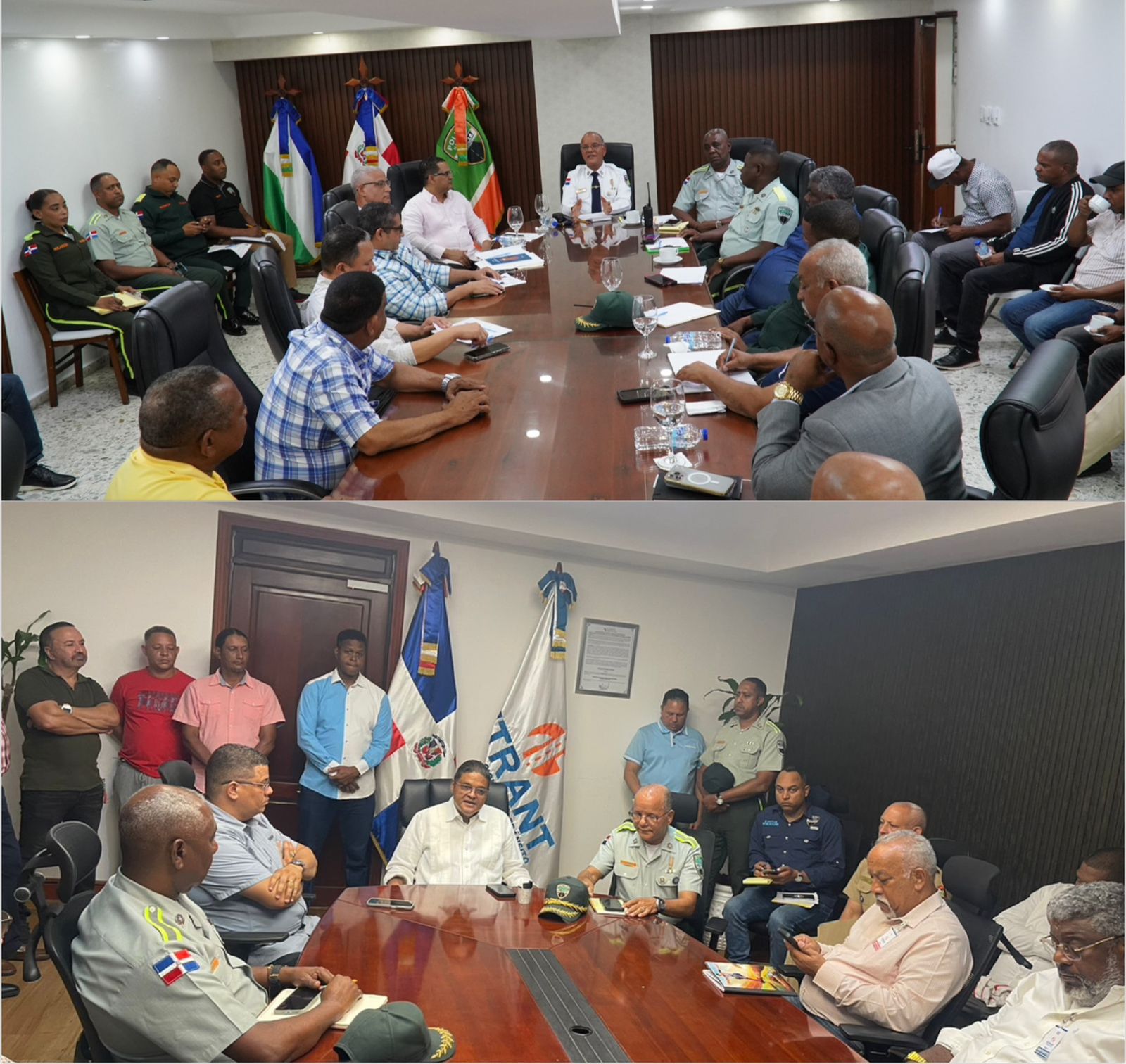 DIGESETT e INTRANT coordinan con operadores del transporte público acciones para mejorar movilidad en el kilómetro de 9 de la Autopista Duarte