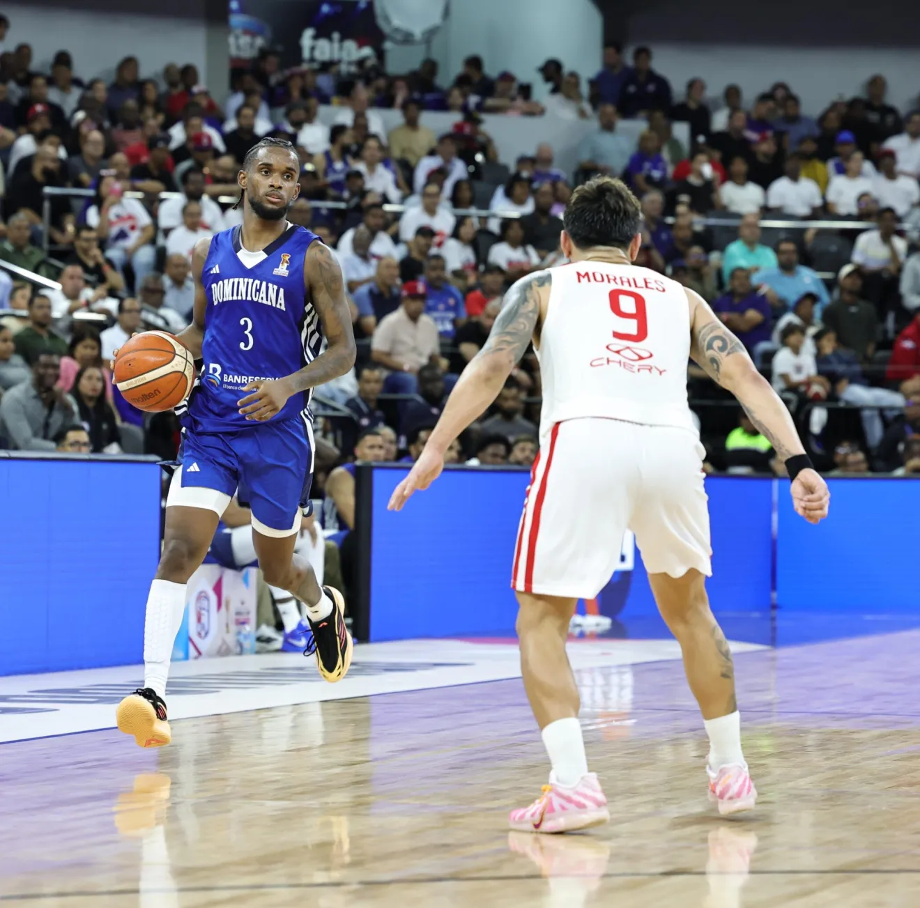 República Dominicana venció 101-66 a Chile en la continuación de la segunda fase en la Cuarta Ventana Clasificatoria al Campeonato Mundial de Baloncesto Catar 2027