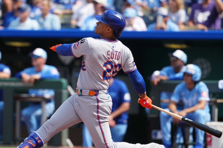 Juan Soto conectó su cuadrangular 23 de la temporada en el partido que los Mets de Nueva York le ganaron al conjunto de Tampa Bay