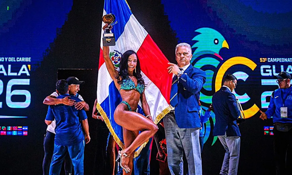 La dominicana Katherine Rodríguez, alcanzó los máximos honores del campeonato centroamericano y del Caribe de fisiculturismo y fitness