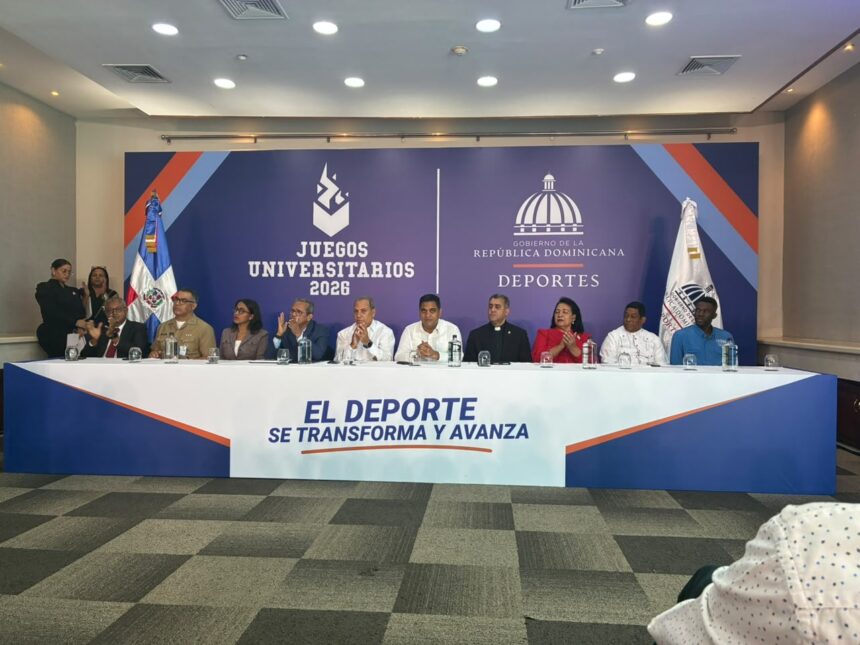 El ministro de Deportes, Kelvin Cruz, anunció que el próximo viernes iniciarán los Juegos Universitarios 2026 en el Palacio del Voleibol