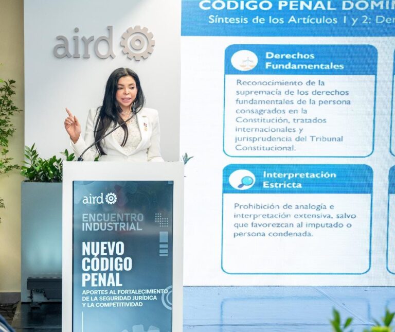 AIRD: Nuevo Código Penal plantea reto de fortalecer cultura de cumplimiento de las empresas en RD
