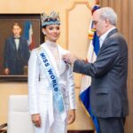 Presidente Abinader recibe en el Palacio Nacional a Miss Mundo 2026, Joheirry Mola