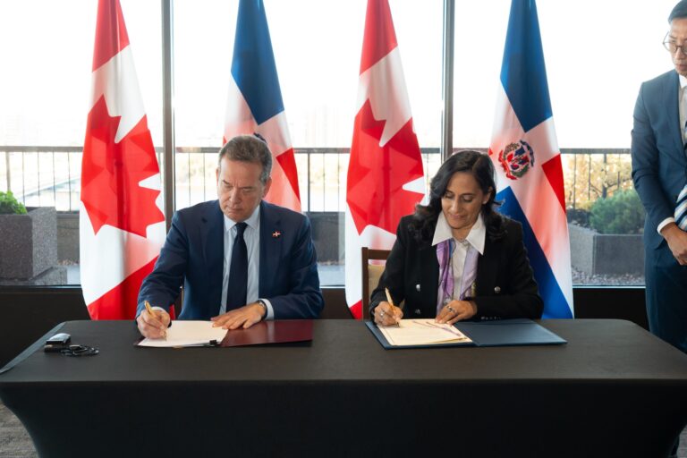 Canciller Víctor Bisonó impulsa nueva etapa en relaciones entre República Dominicana y Canadá