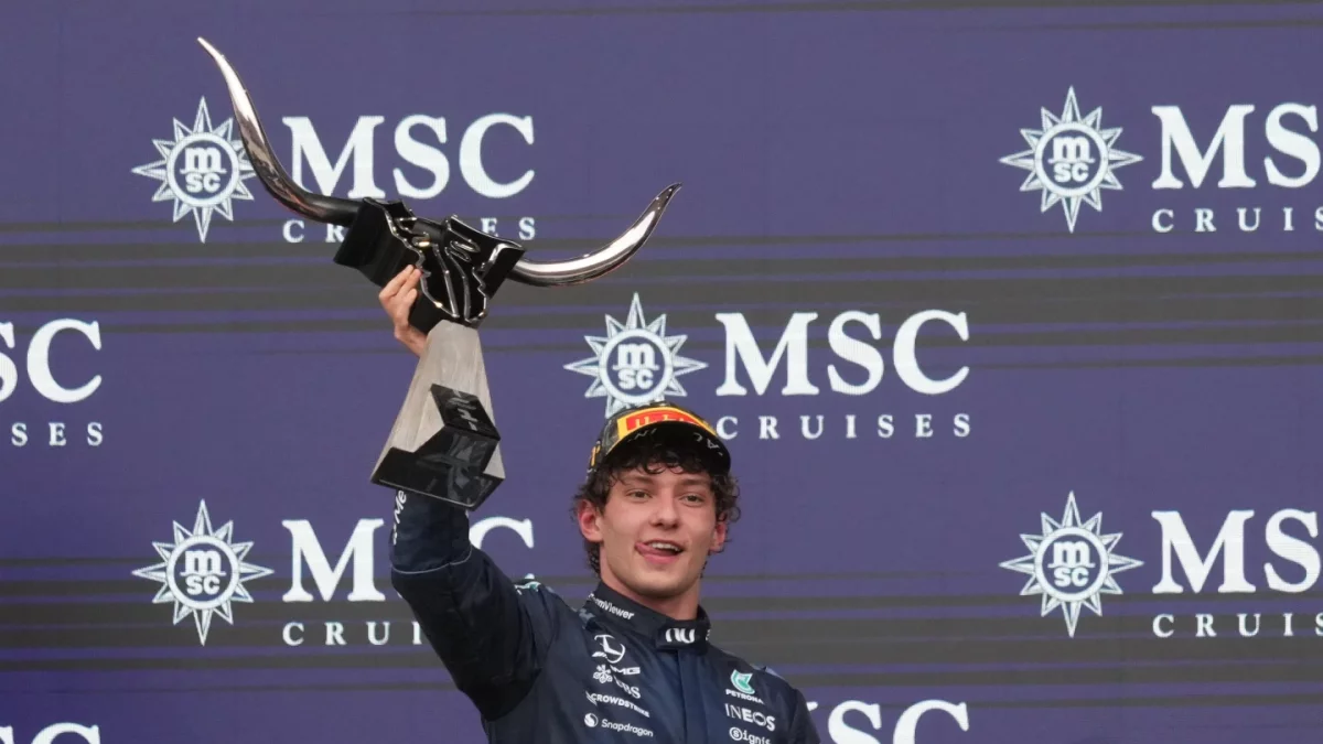 El italiano Kimi Antonelli ganó el domingo el Gran Premio de Estados Unidos y se acerca a un histórico primer título de campeón mundial de la Fórmula 1