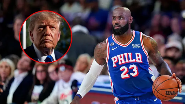 LeBron James le respondió el jueves por la noche con un comentario breve a Donald Trump:"Es un día sin noticias, ya saben"