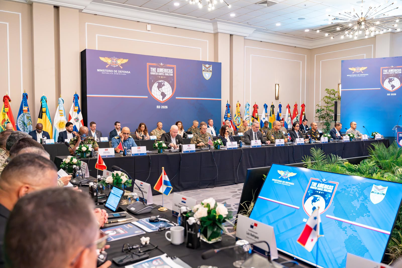 RD y Estados Unidos encabezan conferencia hemisférica de 19 naciones para fortalecer la lucha contra los carteles y el narcoterrorismo