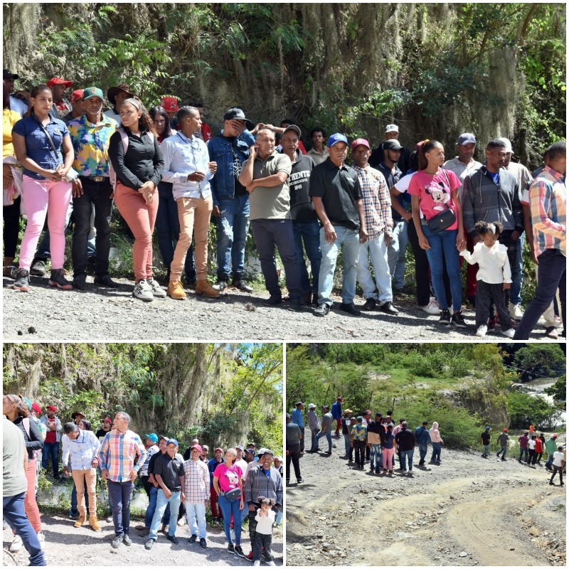 Comunitarios de La Higuera, Boca de los Arroyos, Hondo Valle, Los Gajitos y La Ciénaga reclaman arreglo de carretera