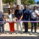 David Collado entrega 3 parques y una iglesia remozada en Boca Chica