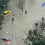 Fuertes lluvias y vientos provocan inundaciones en Estambul, Turquía