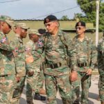 Comandante del Ejército supervisa operaciones y puestos militares en la frontera sur