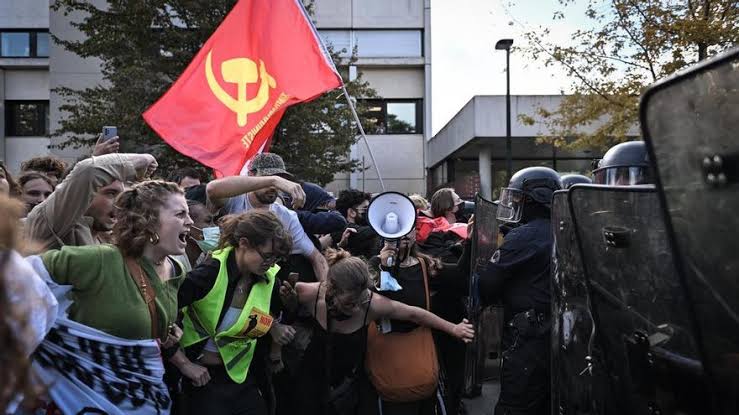 Grave incidente en Francia: adolescente de 15 años pierde una mano durante las protestas estudiantiles en Lens