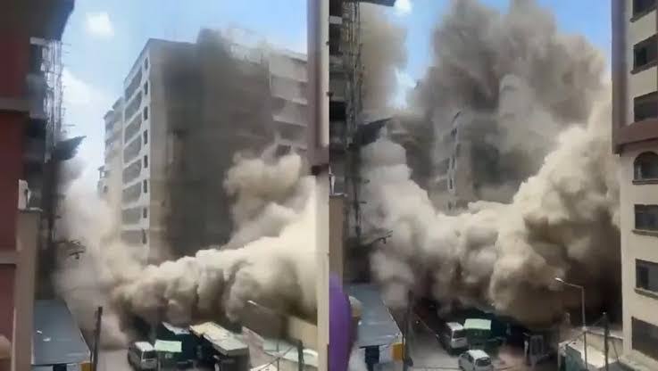 Colapsa edificio de 18 pisos en construcción en Kenia
